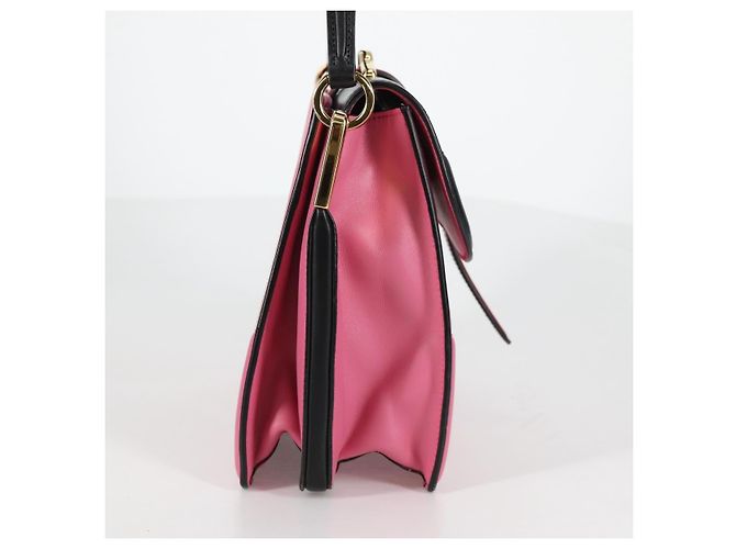 Borsa Prada Belle a manico superiore in vitello medio Rosa - vista 4