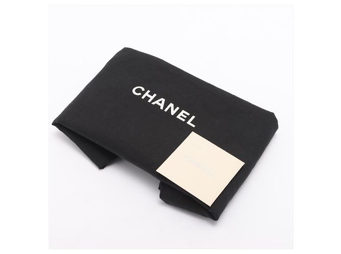 Chanel Timeless - Classic Double Flap Quilted Jersey Medium Preto - vista 7