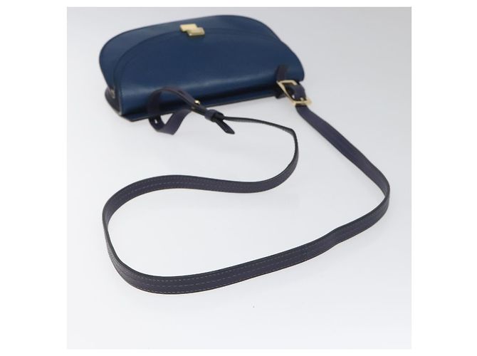 Chloé Chloe Georgia Leather Medium Blu - vista 5