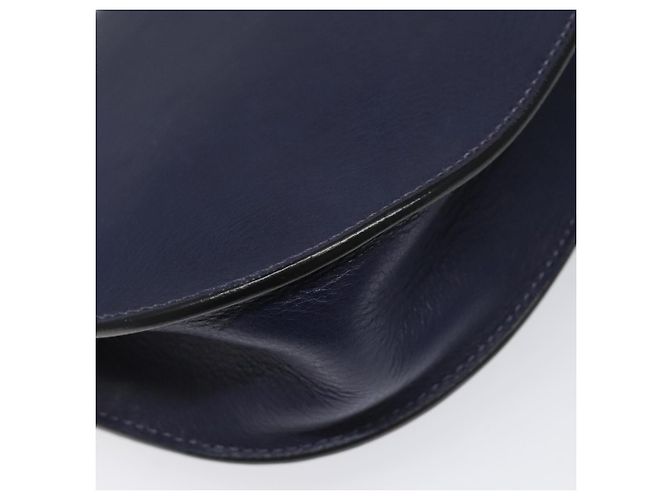 Chloé Chloe Georgia Leather Medium Blu - vista 7