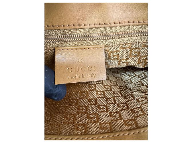 Borsa a spalla Gucci Jackie in suede e pelle Rosa e marrone278 - vista 11