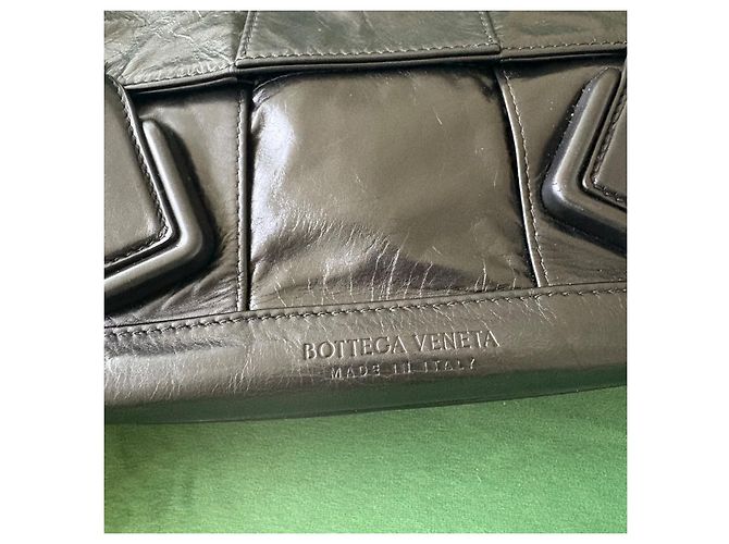 Borsa a mano Bottega Veneta Arco Slouch 33 in pelle nera Nero - vista 3
