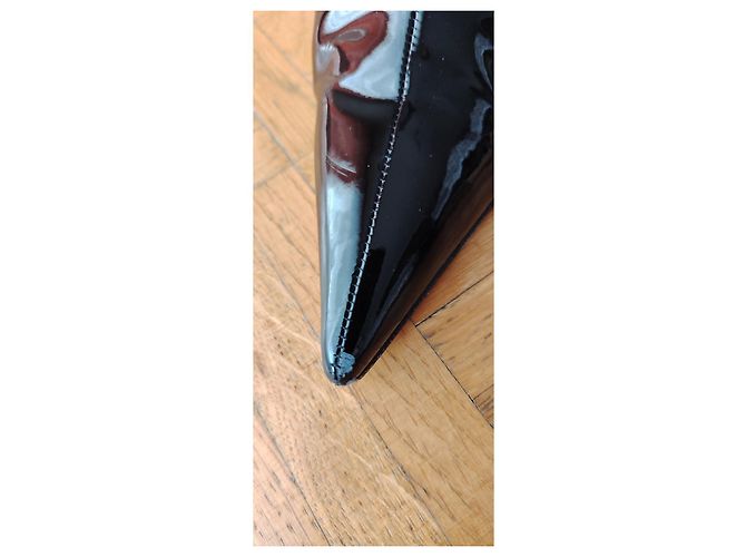 DOLCE & GABBANA DEVOTION GLANZENDES RINDLEDERSTIEFEL. Schwarz - Ansicht 9