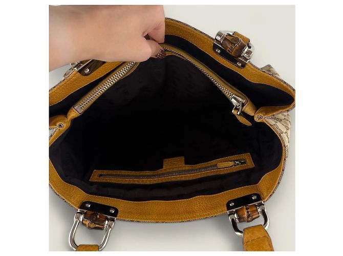 Gucci Canvas Bamboo Libeccio Beige - Ansicht 7