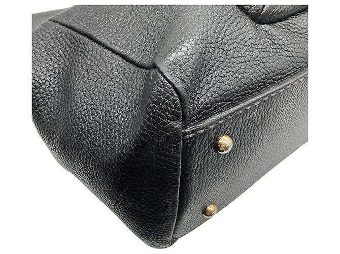 Borsa a spalla in pelle nera a grana di Tod's Nero - vista 6