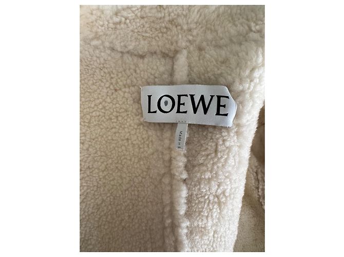 Abrigo Loewe de shearling y piel de cordero Cognac Coñac - vista 5