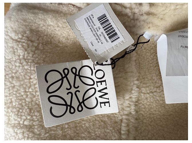 Abrigo Loewe de shearling y piel de cordero Cognac Coñac - vista 6