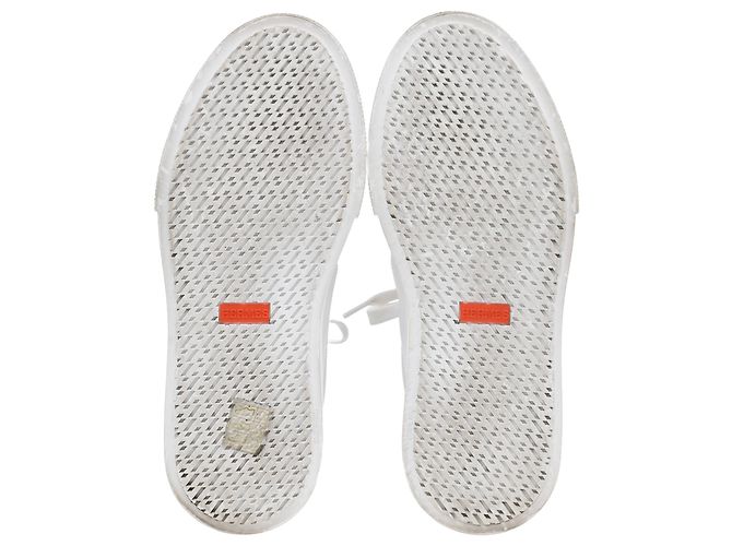 Kelly Sneakers basse Hermès Day in pelle bianca Bianco - vista 6