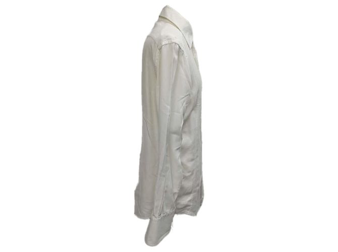 Gucci Button-Down-Hemd aus weißer Baumwolle - Ansicht 2