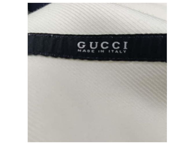Gucci Button-Down-Hemd aus weißer Baumwolle - Ansicht 4