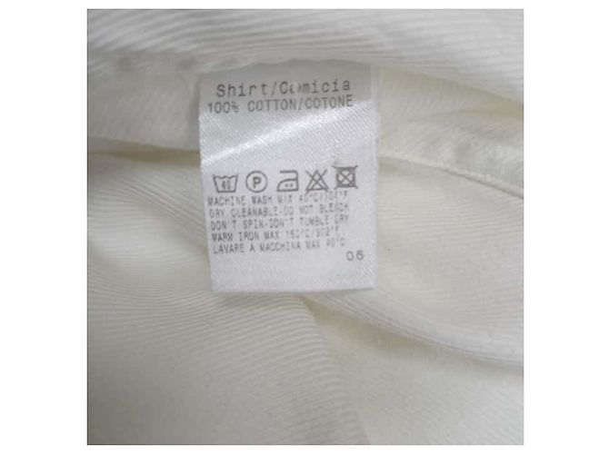 Gucci Button-Down-Hemd aus weißer Baumwolle - Ansicht 5