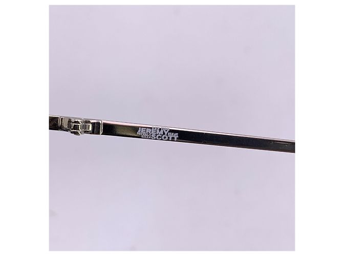 Jeremy Scott Gafas de sol One Piece USA JS/Map/1 de Linda Farrow Plata - vista 3
