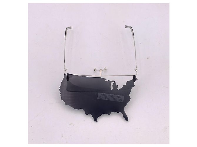 Jeremy Scott Gafas de sol One Piece USA JS/Map/1 de Linda Farrow Plata - vista 5