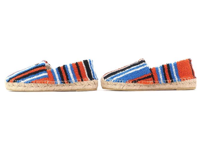 Prada Slip-On Espadrilles aus Frottierstoff Orange - Ansicht 3