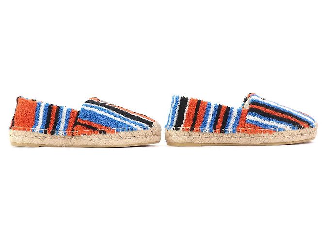 Prada Slip-On Espadrilles aus Frottierstoff Orange - Ansicht 4
