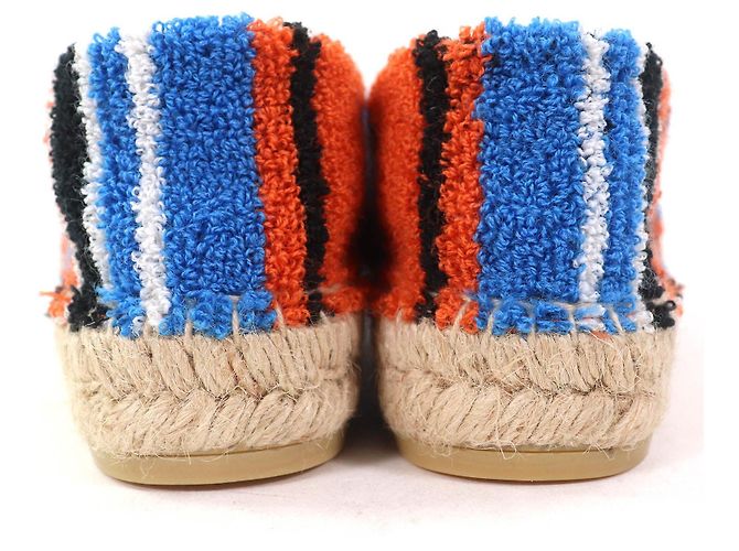 Prada Slip-On Espadrilles aus Frottierstoff Orange - Ansicht 5