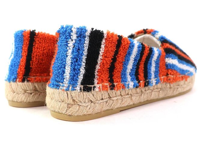 Prada Slip-On Espadrilles aus Frottierstoff Orange - Ansicht 6