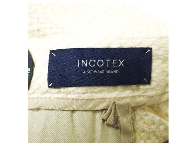 Autre Marque Pantalones de algodón INCOTEX ALTO CONFORT Beige - vista 4