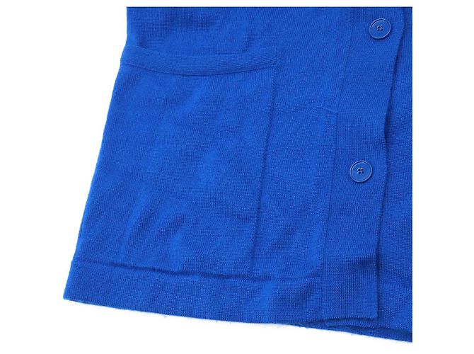 Cárdigan 100% Cachemira Hermès34 Azul - vista 5
