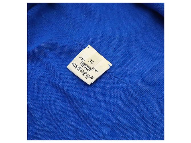 Cárdigan 100% Cachemira Hermès34 Azul - vista 9