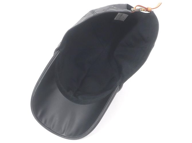 Baseballkappe aus Leder Monogram Shadow von Louis Vuitton Schwarz - Ansicht 4