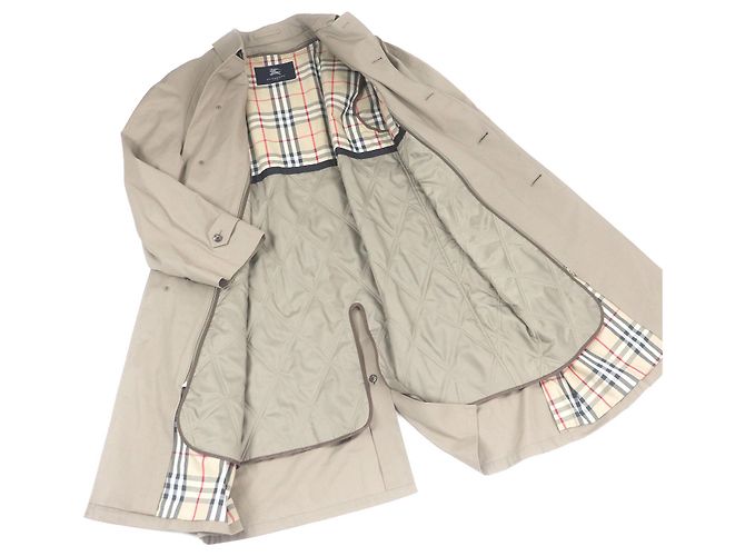 Abrigo Trench de Algodón Burberry London Beige - vista 3