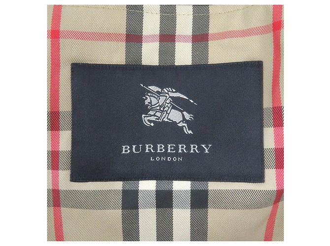 Abrigo Trench de Algodón Burberry London Beige - vista 6