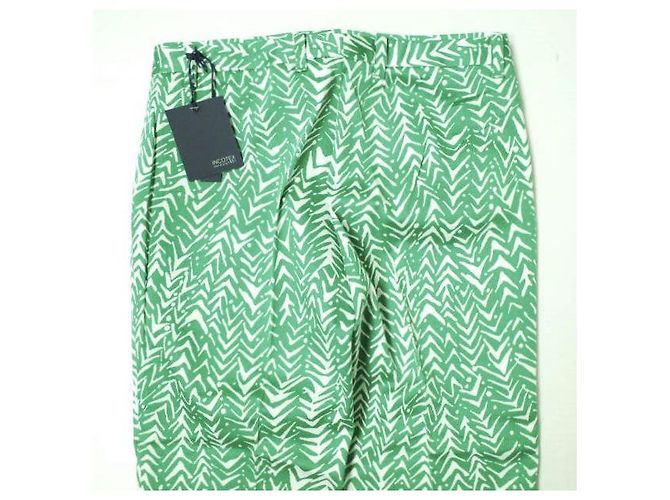 Autre Marque Pantalones de algodón stretch INCOTEX HIGH COMFORT Verde - vista 6
