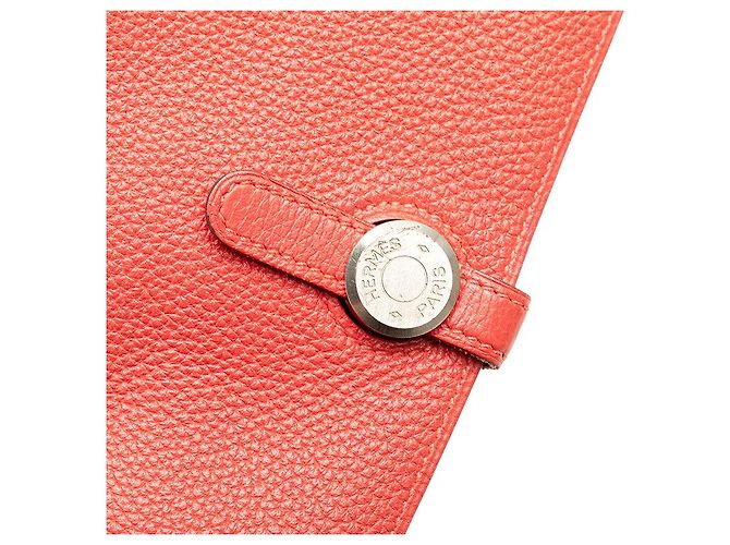 Cartera larga Togo Dogon de Hermès Rosa - vista 11