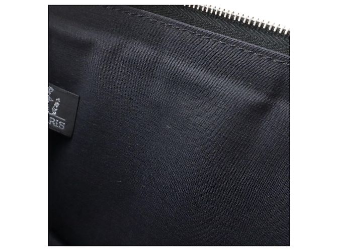 Evelyne Hermès Herline Canvas Langbörse Grau - Ansicht 6