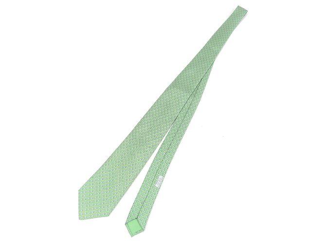 Hermès Hermes Silk Tie Green - view 2