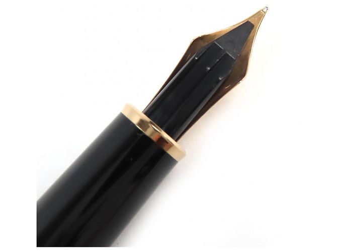 Pluma Montblanc Meisterstück 14K Negro Dorado - vista 5
