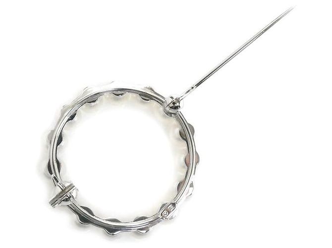 Spilla in argento con perle MIKIMOTO - vista 4