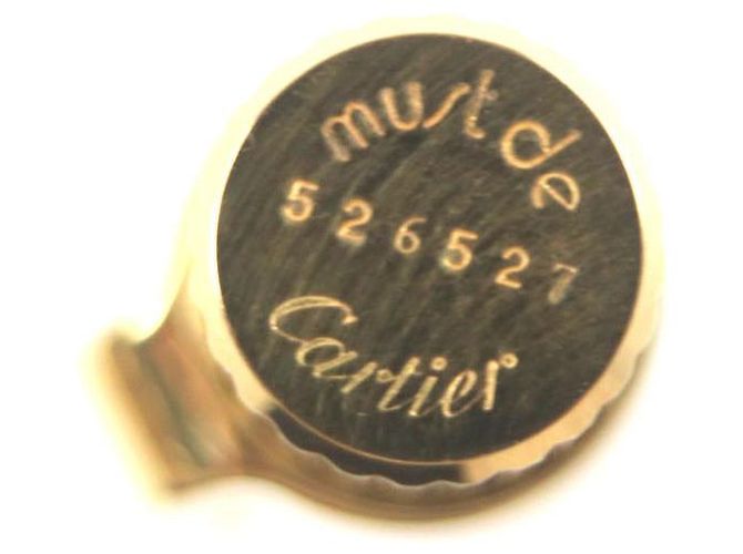 Penna a sfera Must de Cartier in argento D'oro - vista 4