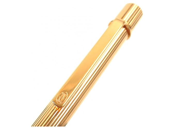 Penna a sfera Must de Cartier in argento D'oro - vista 5