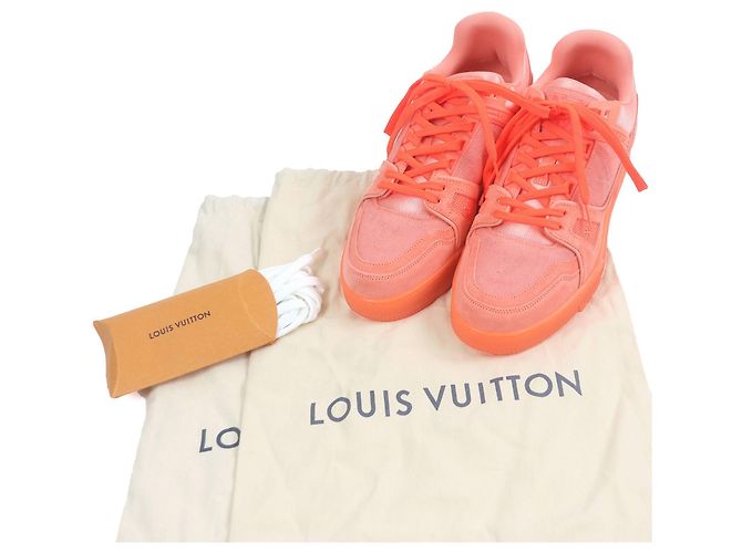 Sneakers Monogram LV Trainer di Louis Vuitton Arancione - vista 2