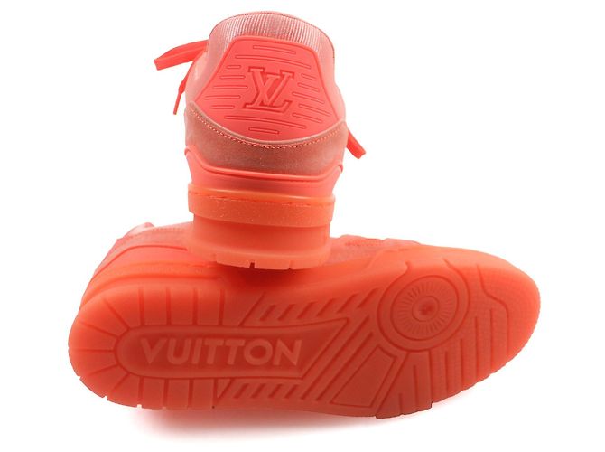 Sneakers Monogram LV Trainer di Louis Vuitton Arancione - vista 5