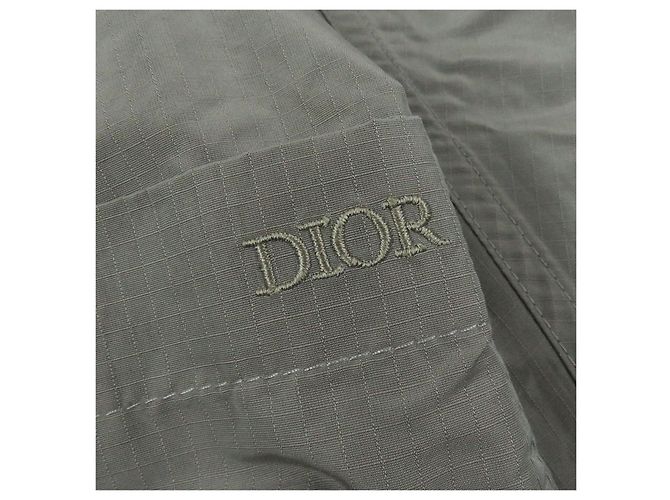 Chaqueta de nylon con logo bordado Dior Castaño Gris - vista 6