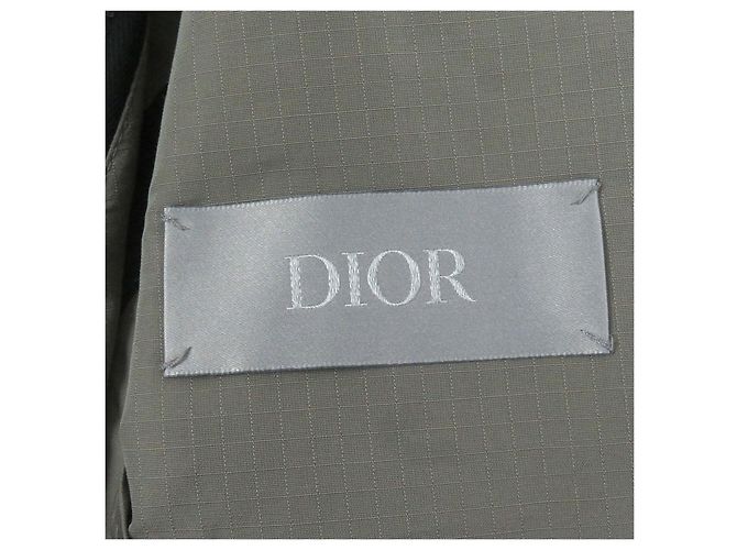 Chaqueta de nylon con logo bordado Dior Castaño Gris - vista 8