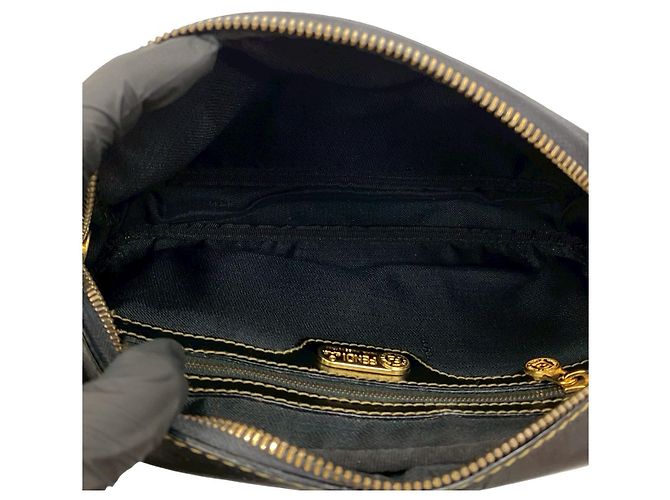 Fendi Lederschultertasche Braun - Ansicht 10
