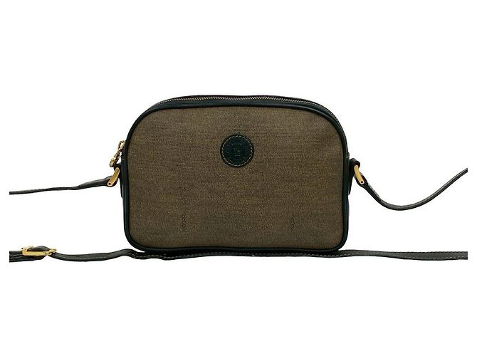 Fendi Lederschultertasche Braun - Ansicht 2