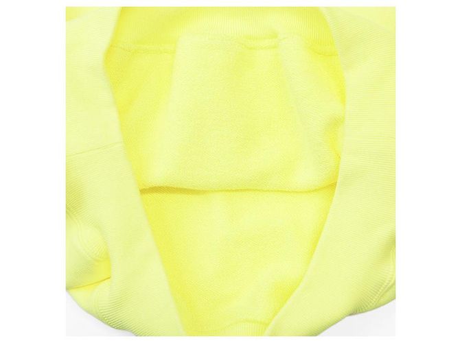 Sudadera de algodón CREW Balenciaga Amarillo - vista 6