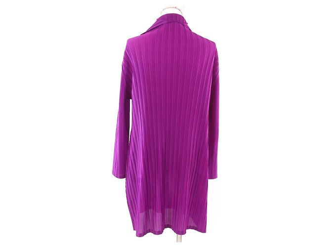 Issey Miyake PLEATS PLEASE Mono Plisado Púrpura - vista 3