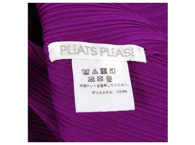 Issey Miyake PLEATS PLEASE Mono Plisado Púrpura - vista 5
