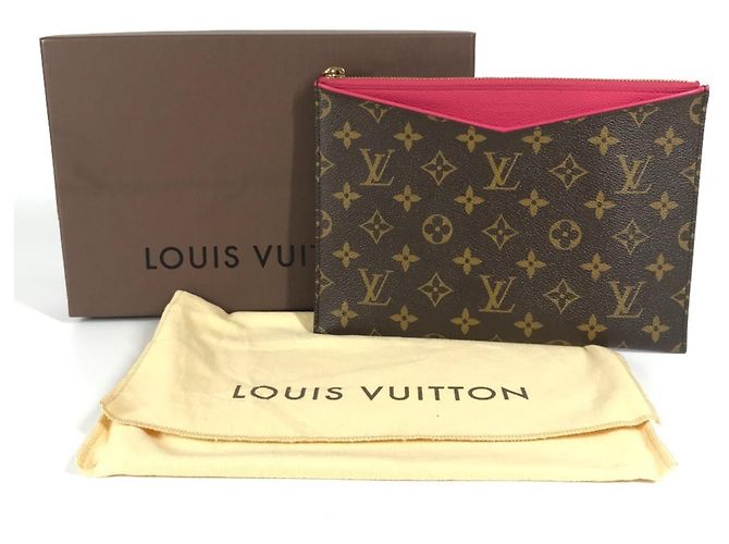 Pochette Pallas Monogram Louis Vuitton Marrone Rosa - vista 13