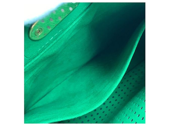 Borsa a Spalla Musette Perforata Monogram Louis Vuitton Marrone Verde - vista 13