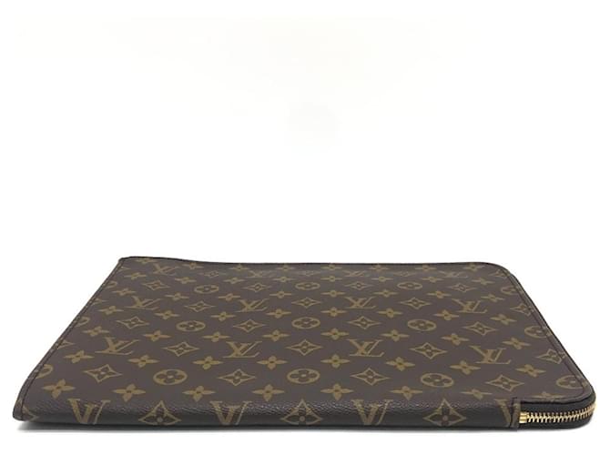 Borsa Poche Document Second Louis Vuitton Marrone - vista 3