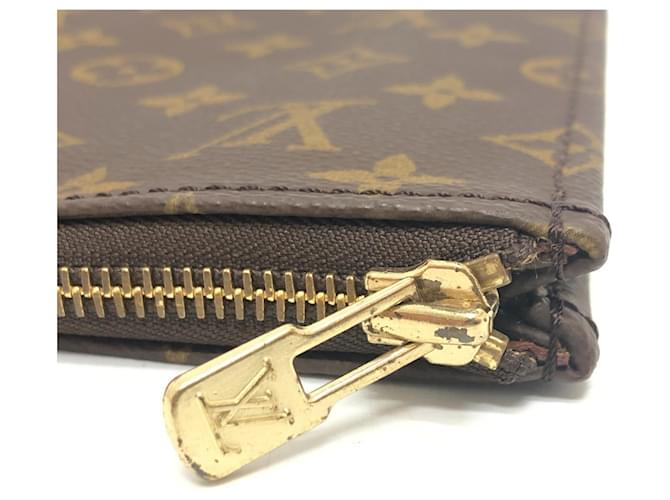 Borsa Poche Document Second Louis Vuitton Marrone - vista 6
