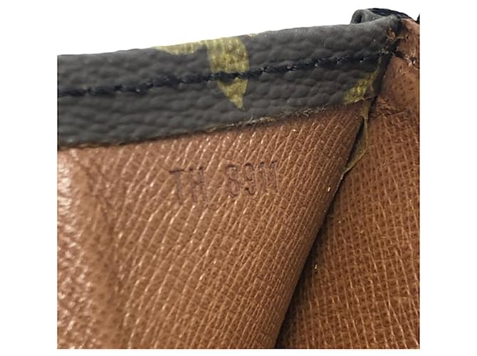 Borsa Poche Document Second Louis Vuitton Marrone - vista 9