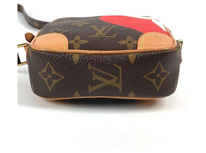Pochette Panam Monogram Game On M57450 di Louis Vuitton Marrone Rosso Monogramma - vista 5